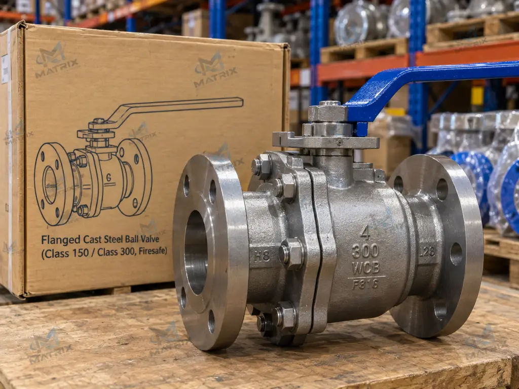flanged cast steel ball valve