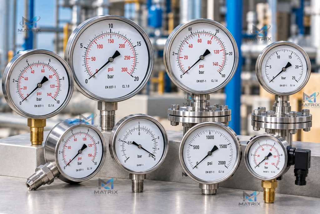 pressure gauges